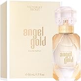 Victoria's Secret Angel Gold Eau de Parfum, Notes of Sparkling Bergamot, Gardenia & Musk, Perfumes for Women (1.7 oz)
