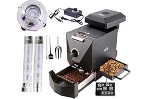 Electric Home Coffee Roaster Roasting Machine Nuts Barista Home 500g Electric Coffee Bean Roaster Machine Grain Dry 110V for 
