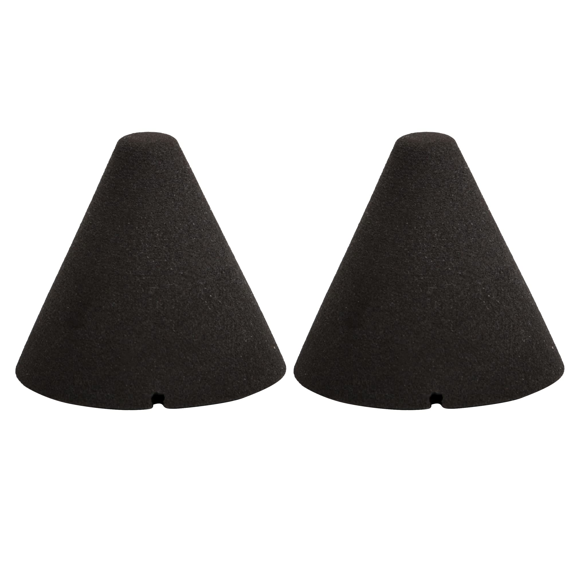 BQLZR Black Foam Piezo Trigger Cone Electronic Drum Replacement 1.38x1.46 Pack of 2