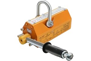 RYFT Magnetic Lifter, 3300Lbs Permanent Lift Magnets with Release, 1500KG Lifting Magnet with Strong Neodymium Magnets, Used in Shop Crane, for Hoist, Board, Lifting Plate Steel