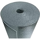 US Energy Products R-8 HVAC Duct Wrap Insulation Reflective Double Sided Foam Core (Class 1-A ASTM FIRE Rated) (AD5 1/4INCH T