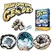 Discover with Dr. Cool Break Open 7 Geodes Kit - Geodes from 2-3 Different Mines, Goggles and Kids Magnifying Glass, STEM Education Science Toy