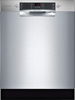Bosch 800 Series 24" Built-In Dishwasher, Full Console, 6 Wash Cycles