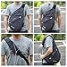 PRITEK Waterproof Sling Bag Crossbody Backpack Ultralight Versatile Over Shoulder Backpack