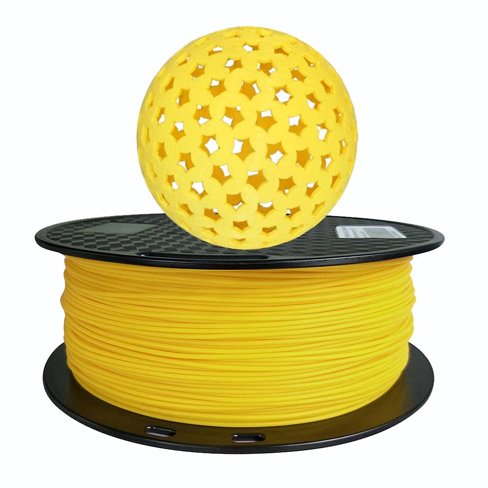 CC3D MAX+ Yellow PLA Filament 1.75 mm 1KG 3D Printer Filament 3D Printing Material Pro Plus PLA Yellow Colour