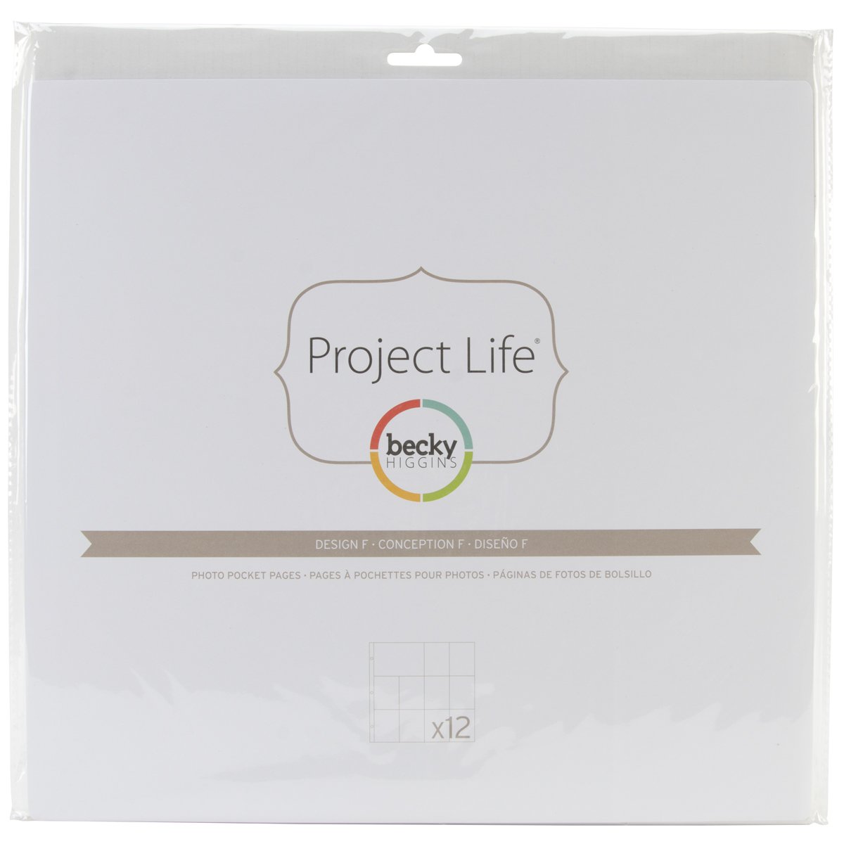 American Crafts 380009 Project Life Photo Pocket Pages, Multi-Colour