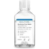 CryoKing Nuclease-Free Water, DNase RNase Free, Lab PCR Water, 500 mL | Laboratory Ultra Pure Water, Molecular Biology, For PCR, RNA And DNA Workflows, Protease Free, Total 5000mL