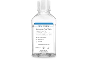 CRYOKING UltraPure Water 500 mL, Molecular Biology Grade Reagent, DNase/RNase Free, Endotoxin ≤0.05 EU/mL, Sterile 0.1 µm Filtered, for Molecular Biology, PCR, Cell Rinse
