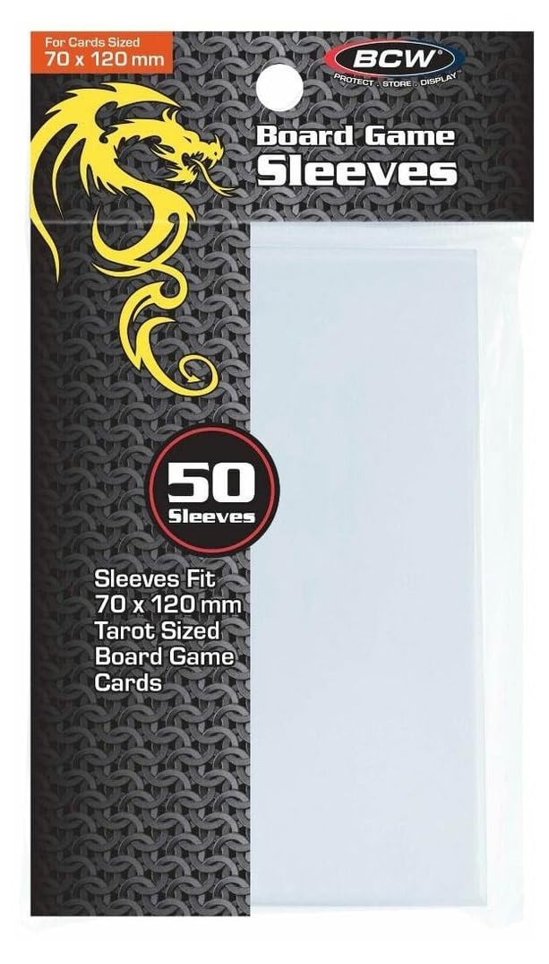 BCW Board Game Sleeves - Std Tarot (70MM X 120MM)