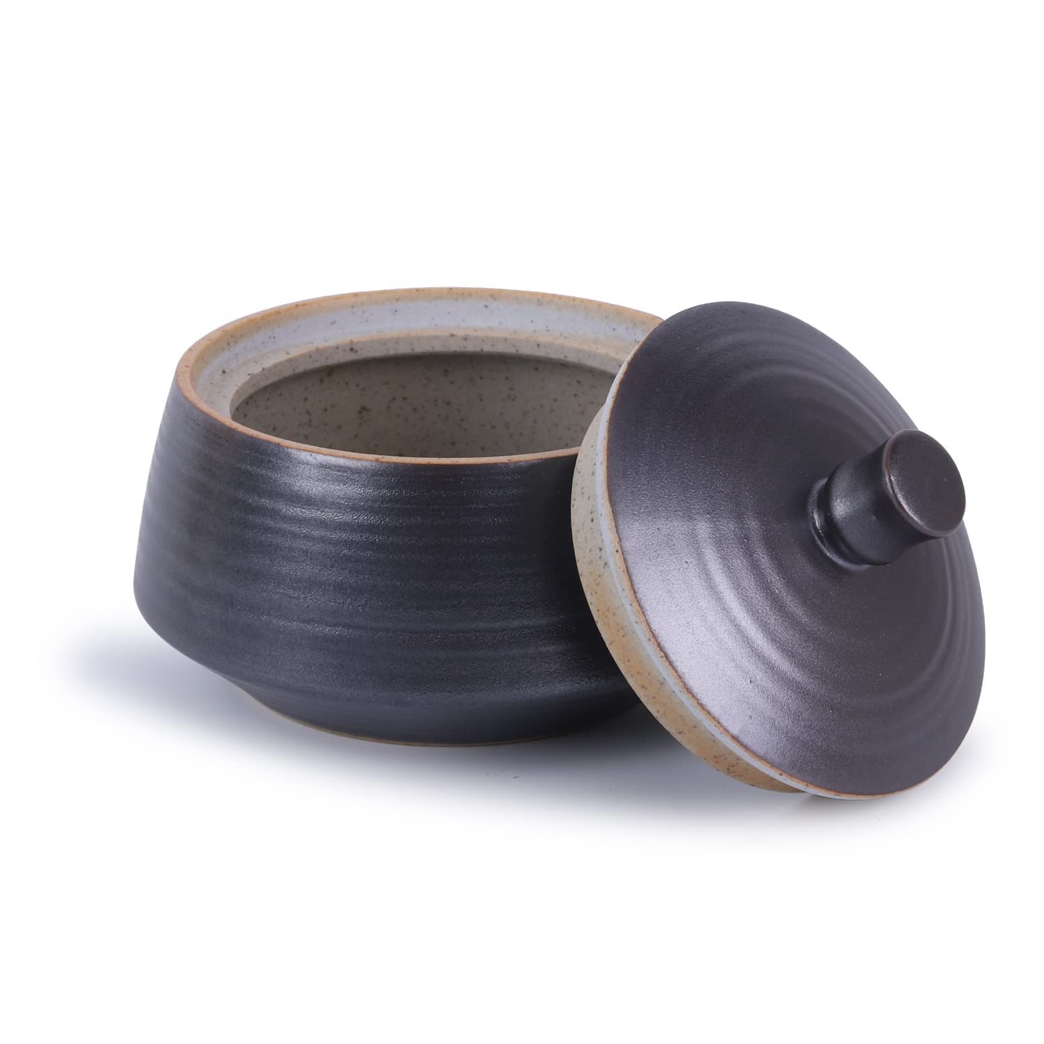 Photo 1 of *MISSING PARTS*
Amoysanli Retro Kitchen Ceramic Canister, 13.53 FL OZ (400 ML) Vintage Food Storage Jar for Tea, Coffee Beans, Herb, Candy, Spices, Nuts (Black)