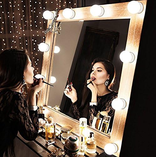 Amazon Co Jp ハリウッドミラーライトセット Efperfectメイクアップライト メイクアップテーブル複数の色の プラグインled Vanity Diy化粧台ミラー粘着剤 10ライト Withoutミラー Diy Tools Garden