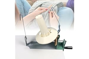 Vorole Yarn Winder 18oz, Large Yarn Ball Winder Tabletop Fibre Wool Winder Up to 2” Clamp for Fiber Wool String Ball Winder, Jumbo Yarn Ball Winder, Yarn Spooler 500g Knitting Winder