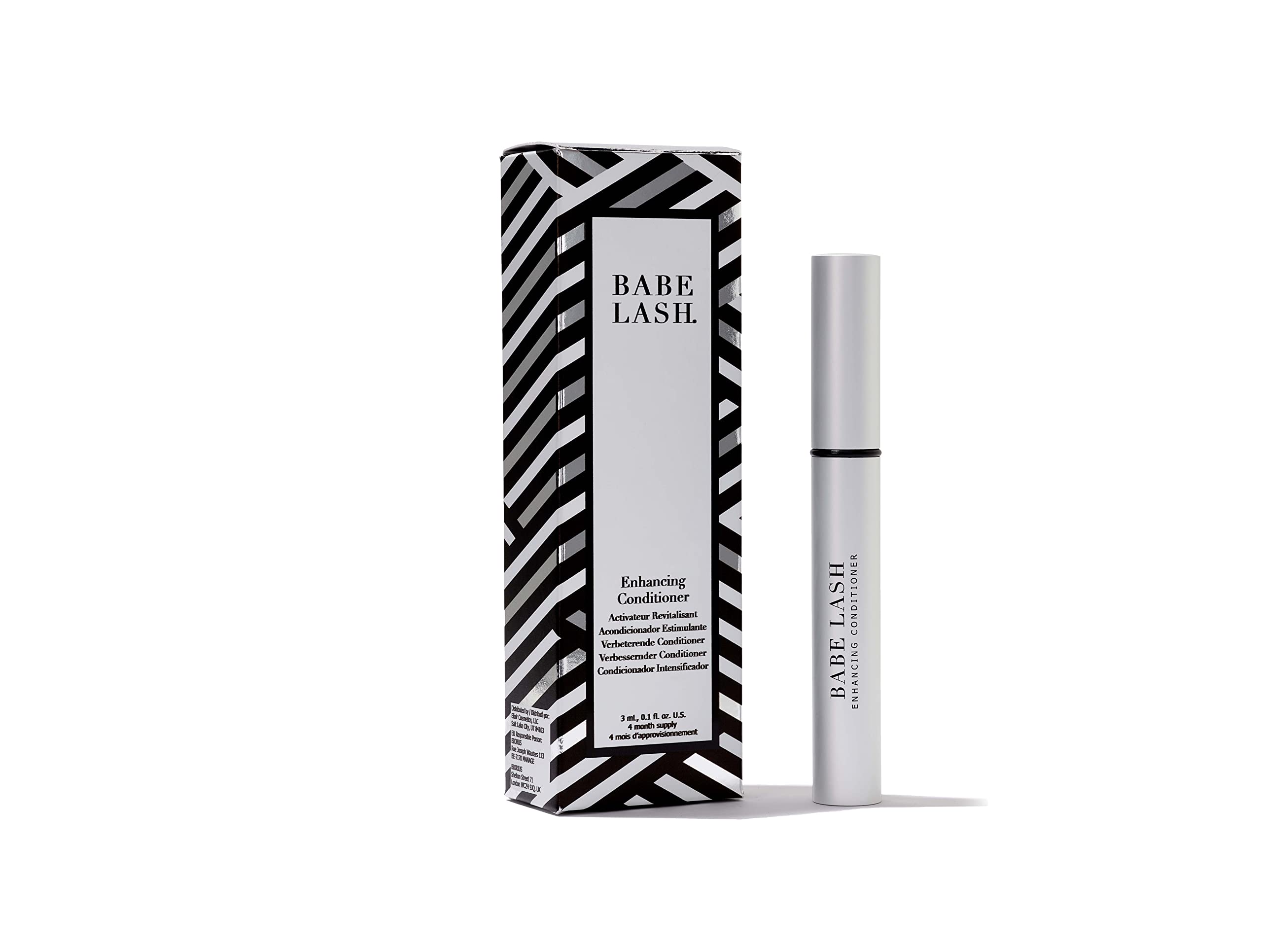 Babe Lash Enhancing Conditioner - Conditioning Serum for Eyelashes, with Peptides and Biotin, Companion to Essential Lash Serum, 3mL, 4-month Supply