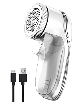 Qooltek Flusenrasierer?USB Wiederaufladbar Fusselrasierer ?Fusselremover?Stoffrasierer?Textilrasierer?Elektrisch Flusenrasier