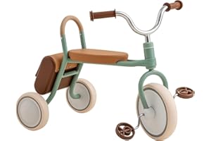 Kidpop Mate Kid's Tricycle Push Ride On Toys for 1-4 Year Kids First Birthday Gift Toddler First Trike (Green)