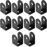 U Brackets for 1" Panels, 10 Pcs U Bracket for Mounting Stamped Alloy Steel, Thickness 0.1 inch Installation U Shaped Fasteners Brackets, 1⅛ x 1⅛ x 1¾ Inch (30x30x45mm)