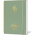Accounting Ledger Book for Small Business Bookkeeping & Personal Use, Expense Tracker Notebook for Family Budget, Bookkeeping Record Book, Income and Expense Log Book - 8.4" x 6.1" (Green)