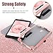 Galaxy Tab A 8.0 Case 2017, BENTOBEN Slim Fit Glitter Sparkly Flip Folio PU Leather Stylus Holder Auto Sleep/Wake Protective Smart Cover for Samsung Galaxy Tab A 8.0 2017 (SM-T380/SM-T385), Rose Gold