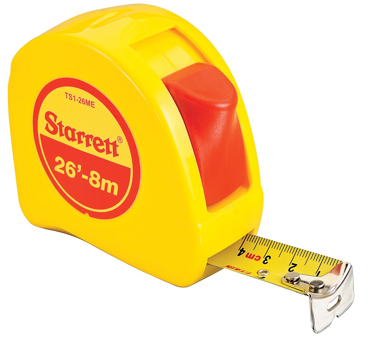 Starrett KTS1-26ME-N 8m/ 26ft Metric and Imperial Reading Pocket Tape