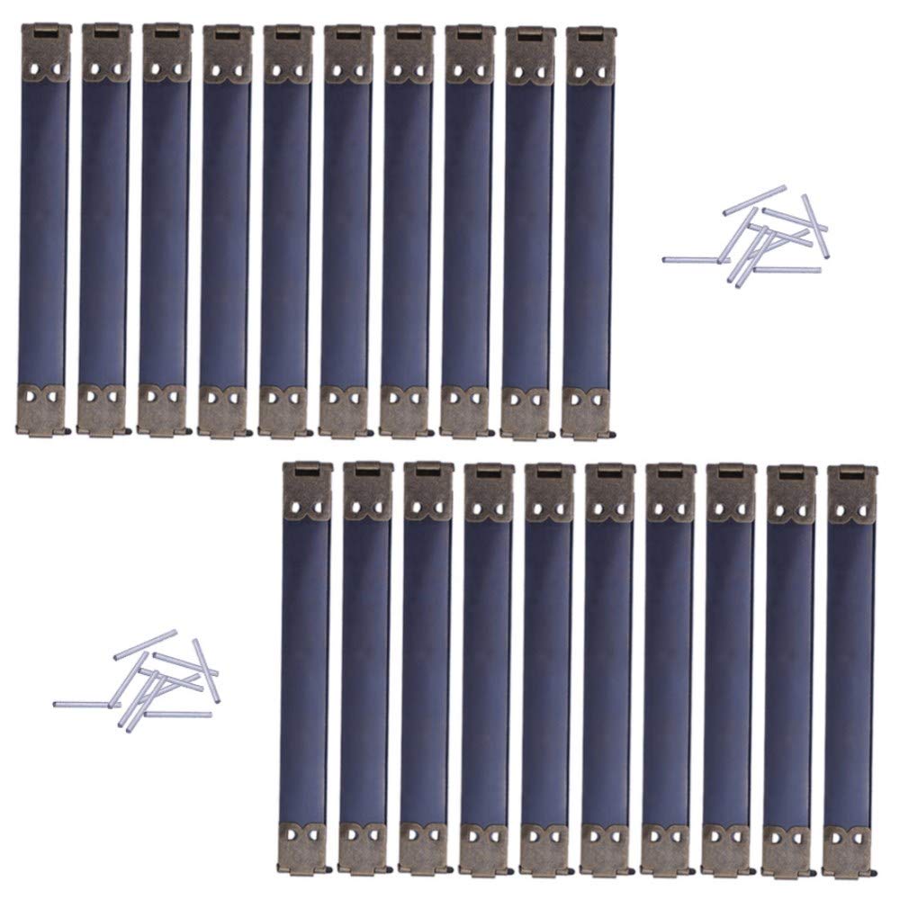 20 Pcs 10cm Metal Internal Flex Frame Kiss Clasp Bag Kiss Clasp DIY Craft Handbag Accessories for DIY Craft Handbag Purse Wallet Sewing Making