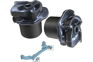 Tiny Force Rear Crossmember Axle Arm Beam Bushing Kit (Left + Right) 2 Pcs Compatible with Toyota Sienna 2004-2020, Replace 48725-08020, 48725-28080, 48725-58030. Fit the Rear Axle Arm