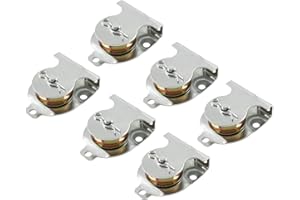 Biaungdo Ceiling Mount Single Pulley, 6 Pcs 1-1/2 Inch Wall Mount Ceiling Pulley Hardware Accessories for 3/8" Wire or Ropewith Screws & Expansion Tube