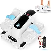 Under Desk Elliptical Machine – Electric Seated Pedal Exerciser for Seniors & Adults, Quiet Ellipse Leg Exerciser with 12-Speed Corded Electric Control, Remote, LCD Foot Pedals for Home Office Workout