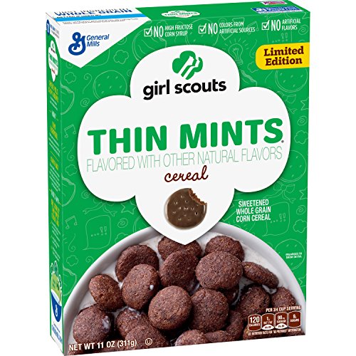 Girl Scouts Cereal 11oz. - Thin Mints - Limited Edition (2 Boxes)