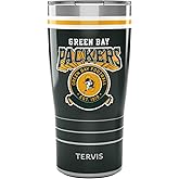 Tervis Traveler NFL Green Bay Packers - Vintage Triple Insulated Tumbler Travel Cup Keeps Drinks Cold & Hot, 20oz, Stainless Steel
