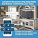 Alexa Smart Power Strip & Cord Management Gift Set(6PCS), Alloda WIFI Surge Protector, 4 USB Charging Ports and 4 Independent APP Control AC Plugs, Timer, Compatible w/Echo and Google Home Assistant