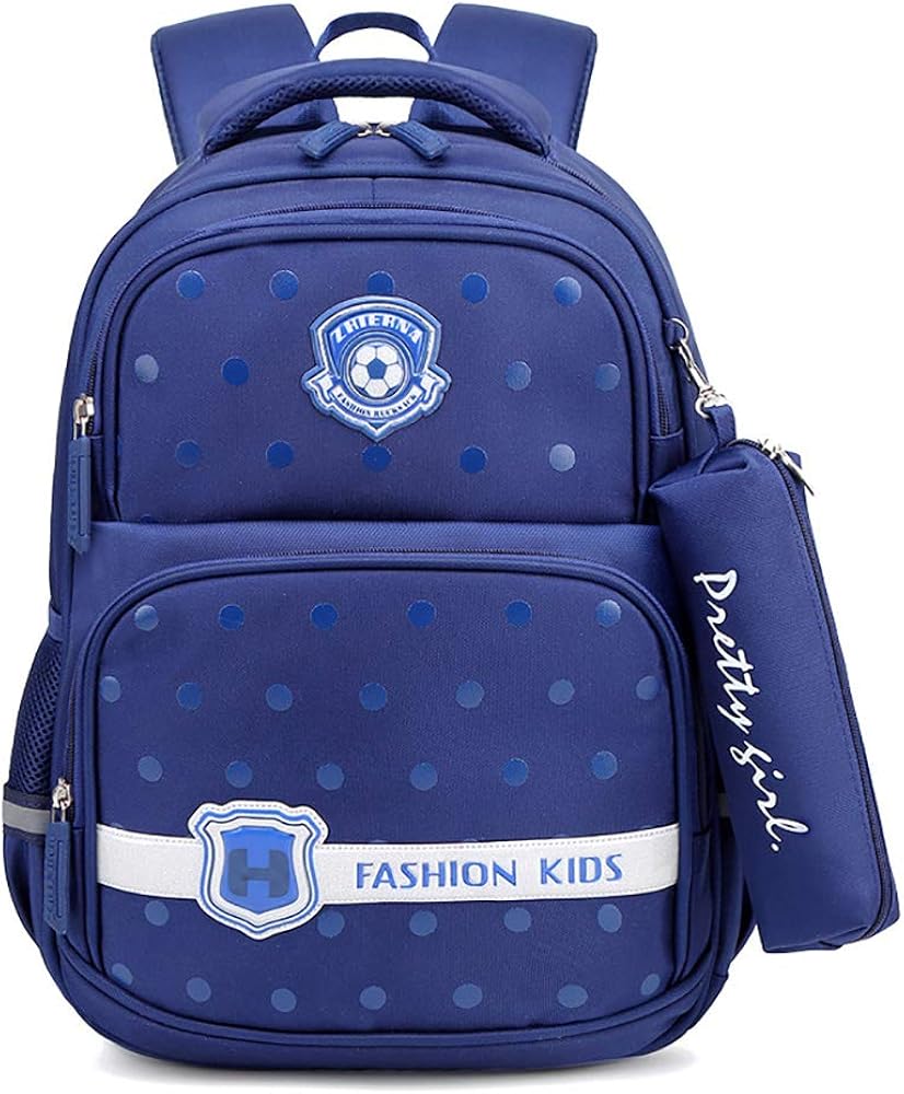 Mochila escolar con estuche de lápices para estudiantes de primaria