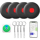 Air Tracker Tags-4Pack,IP68 Waterproof Smart Tag Tracker,Bluetooth Luggage Tracker Works with Apple Find My APP (iOS Only),Key Finder and Item Locator for Luggage,Backpack,Wallet