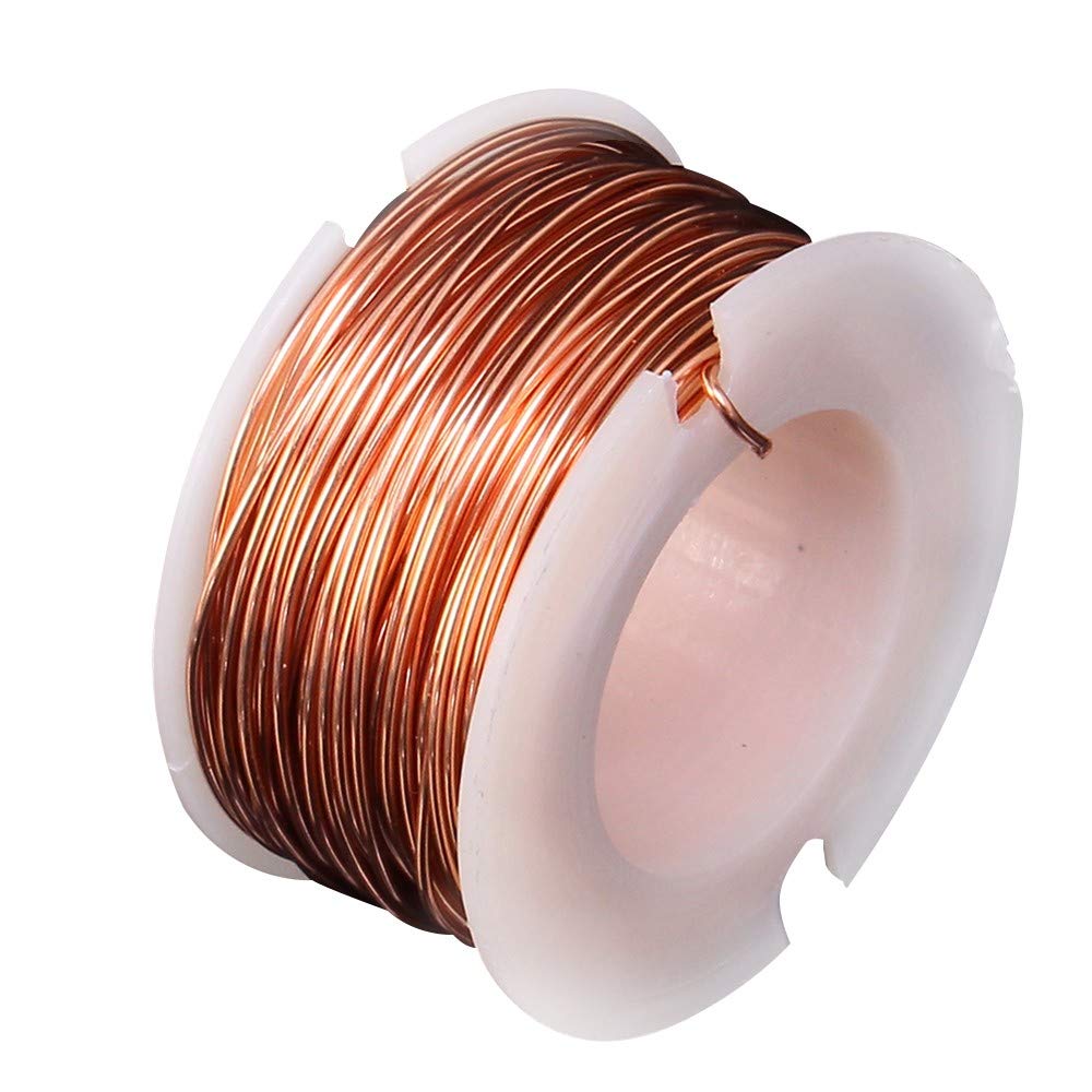 Copper Wire, 0.5mmx10m Magnet Wire Enameled Coil Winding Wire for Electromagnet Motor Transformer Inductor Coil Relay Winding Electroculture