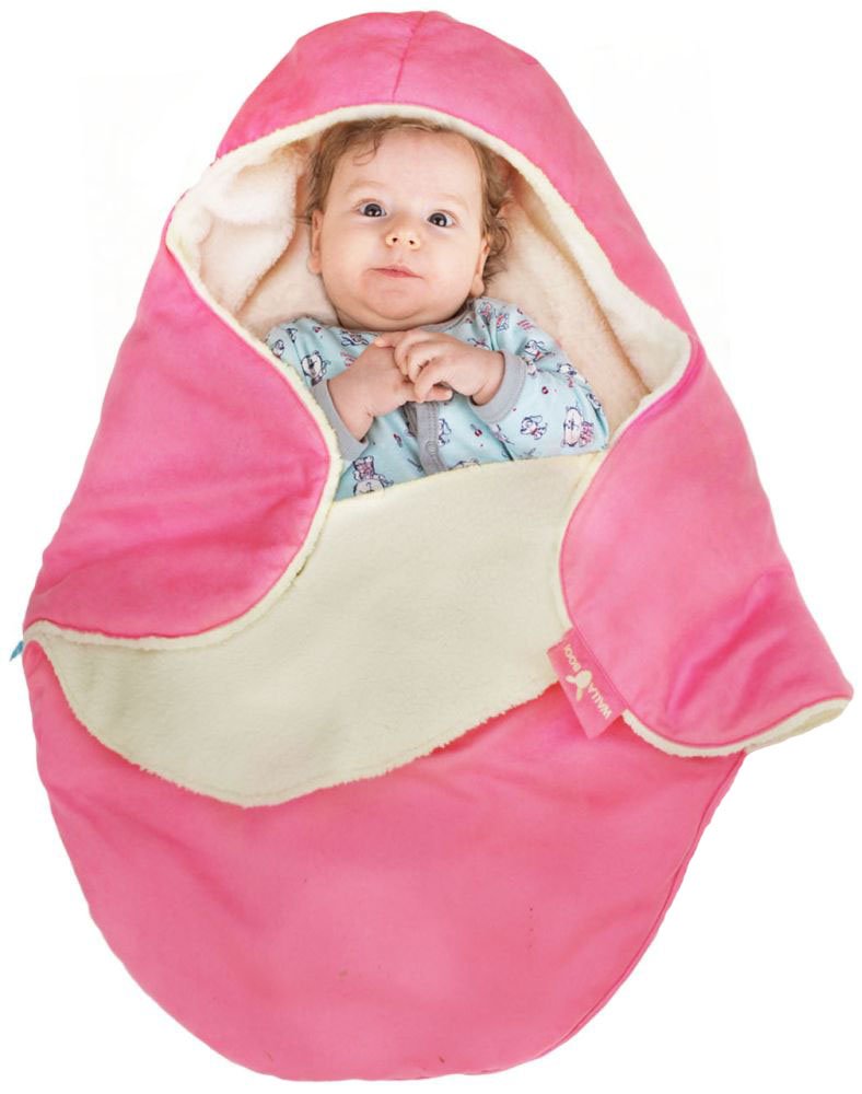 Wallaboo - Baby Blanket Coco Nore - For Car Seat and Travel - 100% Pure Cotton - Newborn upto 10 months - For colder weather - 90 x 70 cm - 35 x 28 inch - Color: Pink