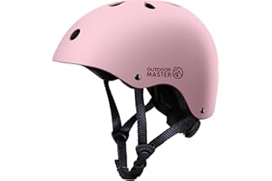 OutdoorMaster Kids Skateboard Cycling Helmet-Certified Adjustable Multi-Sports Helmet with Removable Liners for Skateboarding