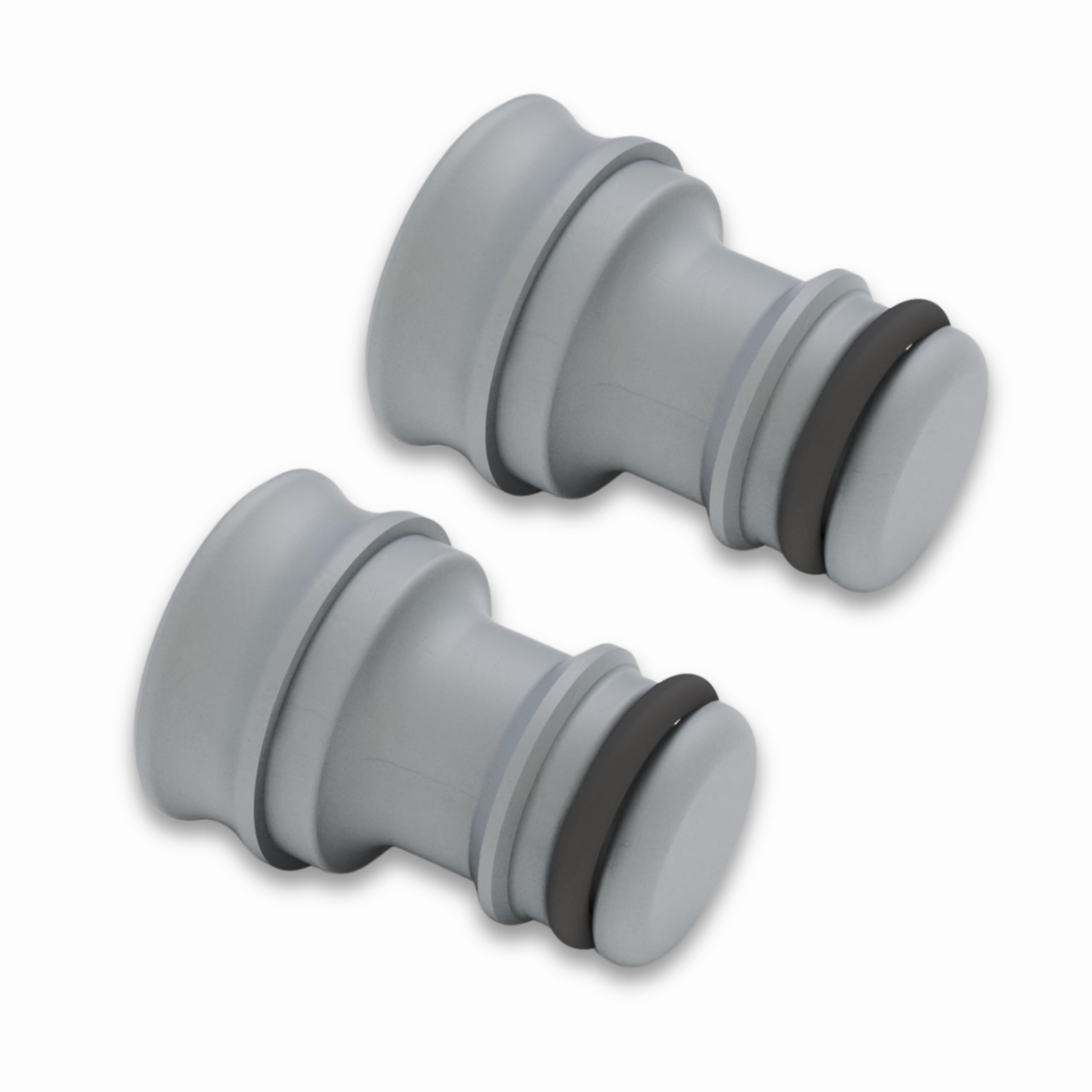 Sintrix Fab Hose Connector Stopper/Leak-Proof End Cap – Compatible with Gardena Garden Hosepipe Fittings 13mm (1/2") & 15mm (5/8") – Plug with Sealing Ring Prevents Freezing & Debris Build-Up