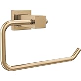 Delta Faucet Velum Toilet Paper Holder, Gold Wall Mounted Toilet Paper Holder, Tissue Holder, Champagne Bronze IAO20851-CZ