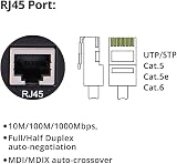 10Gtek 2 Pack Gigabit Ethernet Media Converter with 1Gb SFP SX LC Module 550m view 2