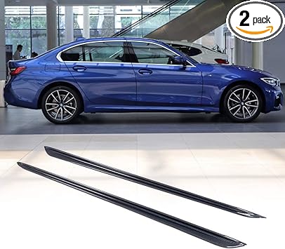 Amazon Com Mcarcar Kit Side Skirts Fits For Bmw 3 Series G M Sport Sedan 19 21 Factory Outlet 3i 330i M340i M Tech Carbon Fiber Cf Under Door Rocker Panels Valance Extension Lip Automotive