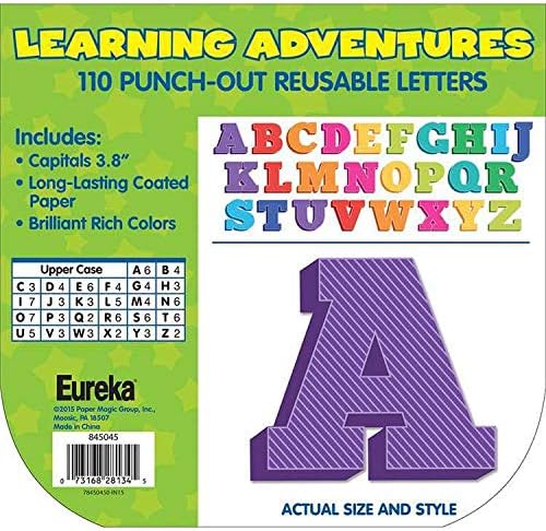 Amazon Com Eureka Learning Adventure Deco Letters Office Products