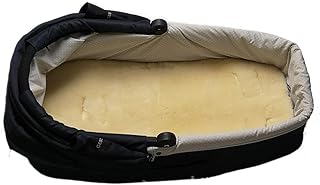 KIWA de LUXE Baby-Lammfell, Einlage für Kinderwagen Buggy Babybett Kinderbett aus Lammfell medizinisch 100% Merino Schafslammfell - KIWA Deluxe