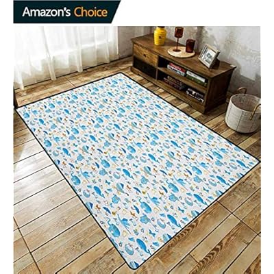 YucouHome Cute Baby Elephant Chevron Area Rug for Nigeria Ubuy