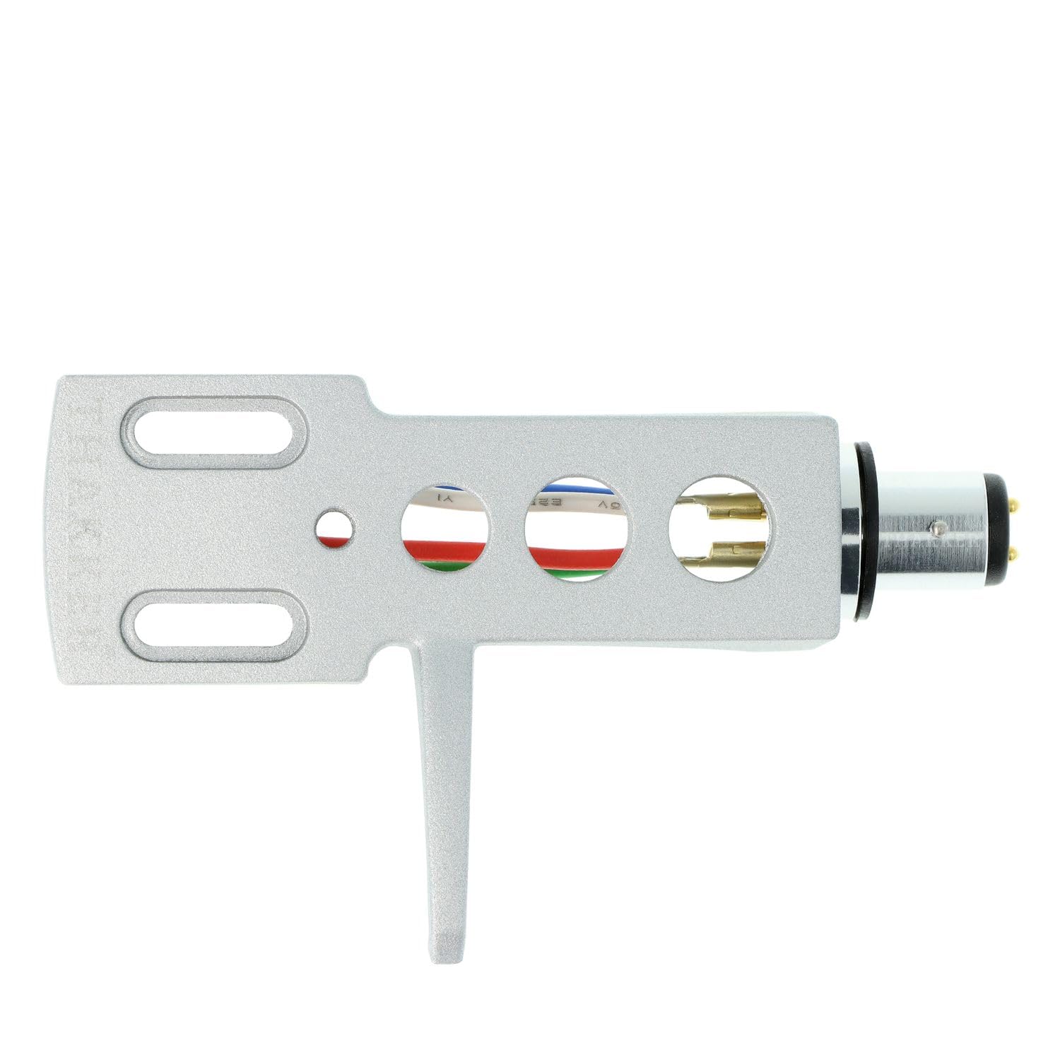 THAKKER HS-10 - Aluminium Headshell - Silver | SME Bayonet Connection | Incl. Headshell Cables — image 1