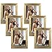 Icona Bay 8x10 Picture Frames (Gold, 6 Pack), Baroque Style Photo Frames 8 x 10, Wall Mount or Table Top, Regency Collection