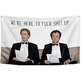 OOOYIY Funny Flag College Flags 3×5 Feet Banner Wall Outdoor Hanging Flag with 4 Brass Grommets for College Dorm Room Decor