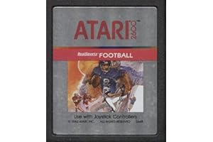Realsports Football Vintage Atari 2600 Video Game Cartridge