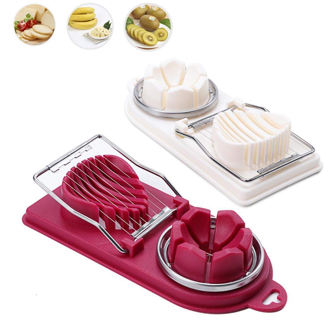 Junio1 Taglierina Multifunzionale a Forma di Petalo Utensili cuociuova in Camicia