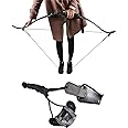 TOPARCHERY Traditional Leather Bow Stringer Recurve Long Bow Rope Hunting Shooting Bowstring Tool