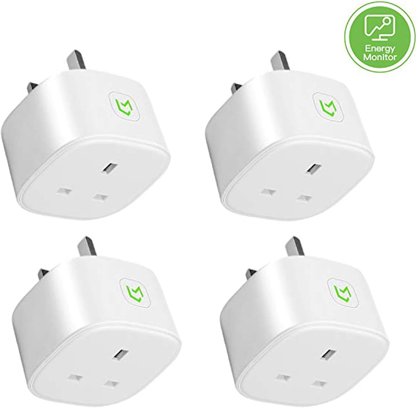 Smart Plug Mini Meross 13A WiFi Plugs Compatible with Alexa, Google