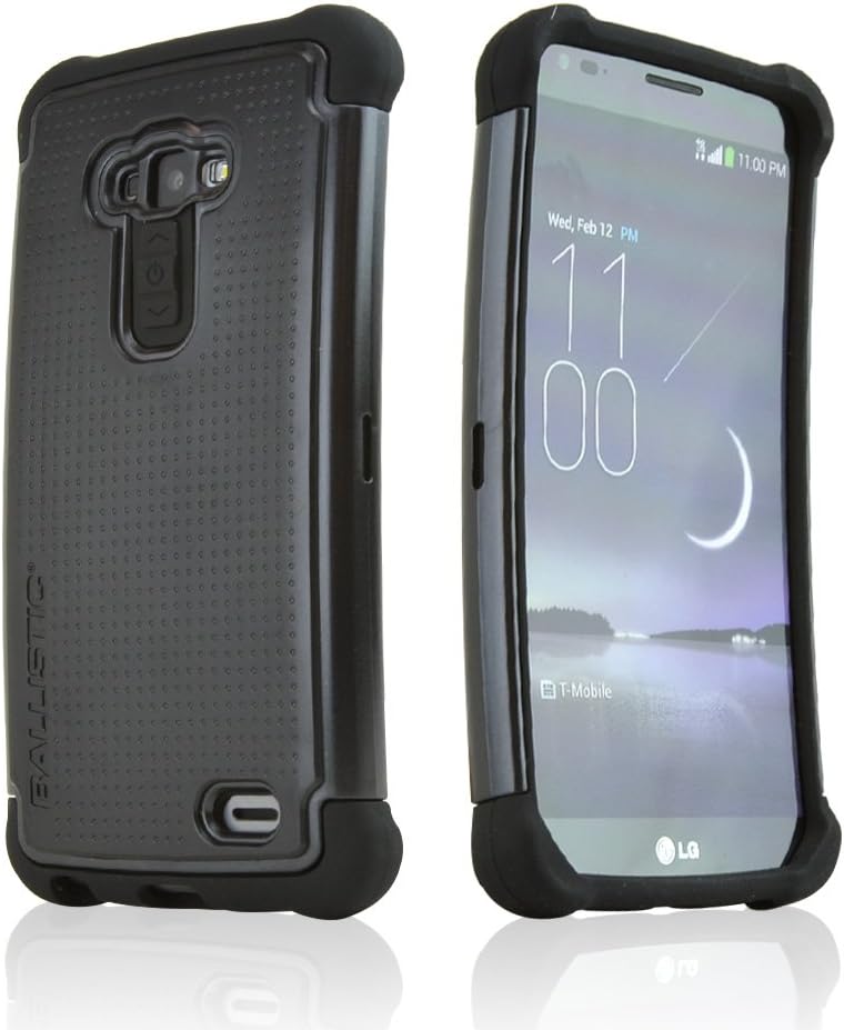 Ballistic Shell Gel Case for LG G Flex (Black/Black)